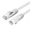 MicroConnect CAT6A UTP 0,5m Biela LSZH