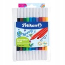 Umývateľné fixky pre deti 10 farieb Colorella Pelikan Double