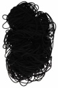 Gumová struna gumená guľatá elastická struna ČIERNA 2mm - 10m