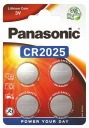PANASONIC CR2025 LÍTIOVÁ BATÉRIA 3V BLISTER 4 KS.