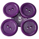 GOMBÍKY PLASTOVÉ okrúhle 20mm 5ks FIALOVÉ