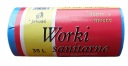 Vrecia na odpadky, sanitárny odpad, modrá, 35L kôš
