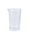 Plastová odmerka s dielikmi, kadernícka odmerka, 100 ml