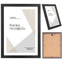 Fotorámik 15x21 čierny fotorámik MDF A5 CADRO
