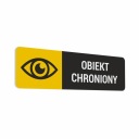 Monitoring - Nálepka s chráneným objektom 5x15