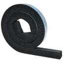 Zvukovoizolačná pena Bitmat tesnenie 19 mm x 2 cm x 100 cm čierna - perfektné