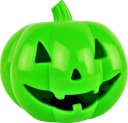 ZELENÁ TEKVICOVÁ BLIKAJÚCA LED HALLOWEENSKÁ LAMPA BATERIOVÁ DEKORATÍVNA