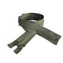 ČLENKOVÝ zips #70cm KHAKI ROZVOD