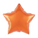 Fóliový balón Orange Star - 45 cm