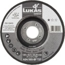 KONVEXNÝ BRÚSNY KOTÚČ T27 125x6,0x22mm LUKAS