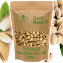 PISTÁCIE pražené SOLENÉ 0,2 kg Škrupina pistácií NATURAL Kvalita 200 g