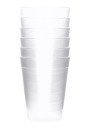 Perleťový plastový pohár 300ml 6 ks.