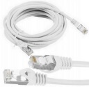 LAN ETHERNET internetový sieťový kábel cat 6 FTP RJ45 1m Krútený pár Biely