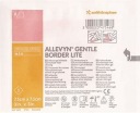 Allevyn Gentle Border Lite penový obväz s gélom 7,5 x 7,5 cm, 1 kus