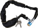 Reťaz BICYCLE LOCK, pevné zabezpečenie, zámok z tvrdenej ocele