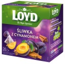 Ovocný čaj Slivka a škorica Čaj Ostružina List Sladké drievko 20 T. LOYD