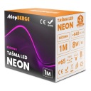 NEON LED pásik 230V 8W ružový IP68 1m