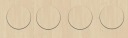Čiapky na nábytok fi14 BIRCH 1715 BS - 25 kusov