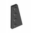 Lego tanier 2x4 pravý čierny 1ks 41769 4160869 N