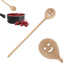 DREVENÁ kuchynská lyžica DLHÁ 30 cm na teflónové vzory SMILE SMILE