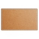šedý základný košík dno 31x52cm HDF obdĺžnik