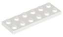 LEGO 3795 TANIER 2x6 biely NOVINKA == (2g)