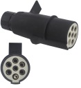 24V zástrčka - 7 PIN typ S - príves TIR