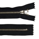 KOVOVÝ Zips 14cm ČIERNA