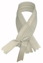 Pevný skrytý zips. oliva 22 cm