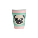 Papierové kelímky Animals Dogs and Cats 250ml, 8 ks.