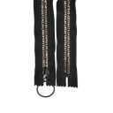 Nerozopínateľný zips 16cm čierny