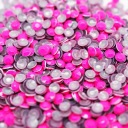 Kovové termo kamienky Neon Pink 3mm 1000