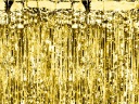 METALIZOVANÝ ZLATÝ ZÁVER Záves na karnevalový ples – 100 cm x 200 cm
