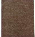 FILTOVÁ PODLOŽKA na vystrihovanie pod stoličky, nábytok, stoly, HNEDÁ, 100 x 120 mm