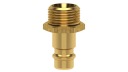 Zástrčka DN 7,2 GZ M18x1,5 Mosadz