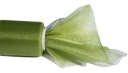 ORGANZA Organza ZELENÁ Olivová dekorácia Svadobné svadobné prijímanie 48cm 9,3m