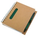 Notebook 120x180/70k Envivo line, zelená/béžová