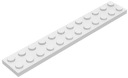 LEGO PLATE 2X12 SVETLO SIVÁ 2445