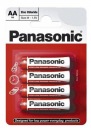 BATÉRIA R6 AA PANASONIC ZINC CARBON SET. 4KS