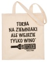 Priestranná nákupná taška z ekologickej bavlny