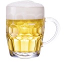 Sklenený hrnček na pivo ASTRA sud 500ml HRUBÉ GLASS Grill Match