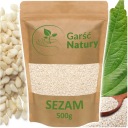 SEZAMOVÉ SEMIENKY Biele lúpané SEMENÁ 0,5 kg Čisté vysoko kvalitné BEZ GMO pre SUSHI 500 g