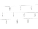 LED SVIEČKOVÉ LAMPY, ČIRÁ, 1,4M, 0,02W