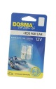 BOSMA 12V 1*LED žiarovka STANDARD T10, biela, 6000K