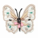TERMO nažehľovacia náplasť Butterfly Rhinestones Bead