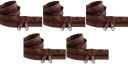Špirálový zips 5 mm zips TMAVOHNEDÝ 5 metrov + 10 zipsov