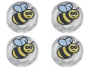 LEGO 98138pb186 1x1 dlaždice Smooth BEE 1g) 4 ks