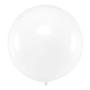 okrúhly TRANSPARENTNÝ BALÓN SVADOBNÉ NARODENINY 100cm