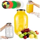 JAR SKLENENÁ JAR 5l PRÍPRAVKY LIKÉRY + viečko