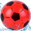 NAFUKOVANÝ PLÁŽOVÝ FUTBAL DO DOMÁCEJ ZÁHRADY 22 cm MÄKKÁ loptička